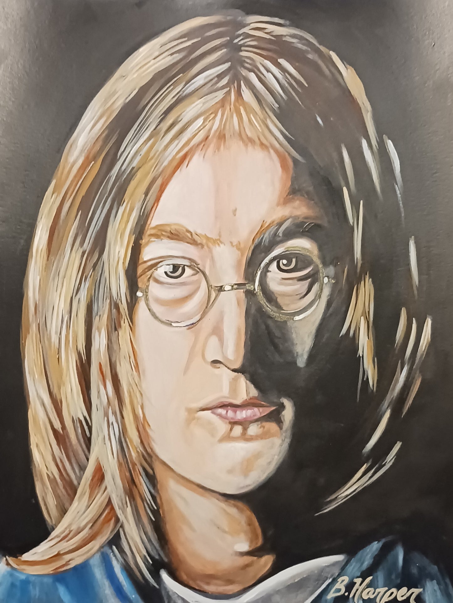 "John Lennon" (Original) by Bednago Harper