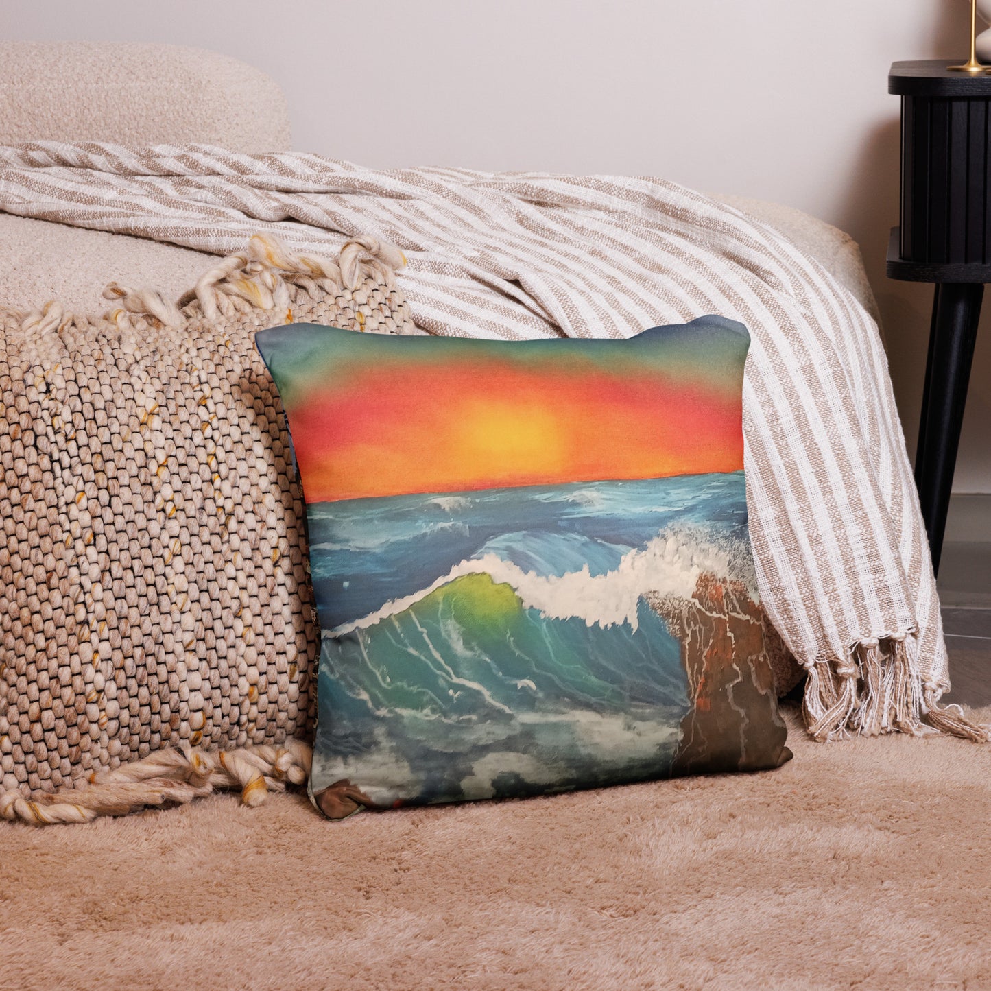 "Seascapes" by D. Gailey - Basic Pillow