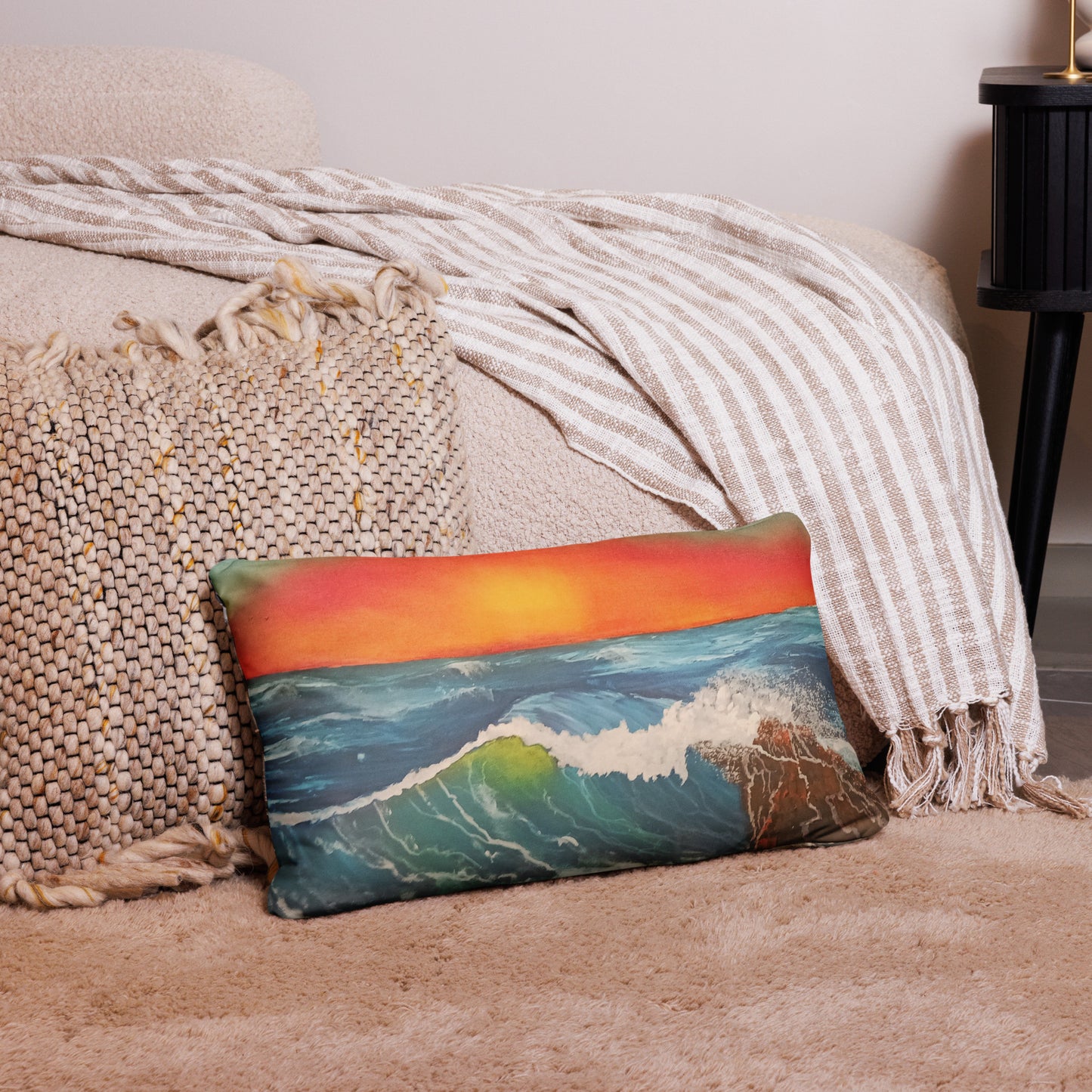 "Seascapes" by D. Gailey - Basic Pillow