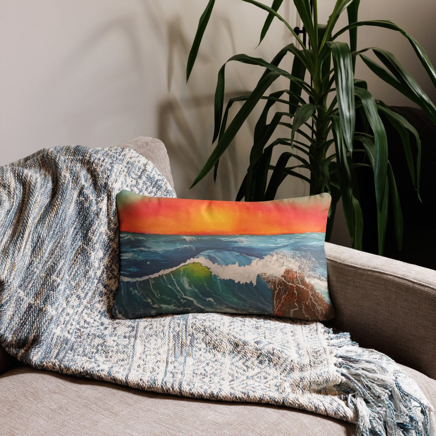 "Seascapes" by D. Gailey - Pillow Case