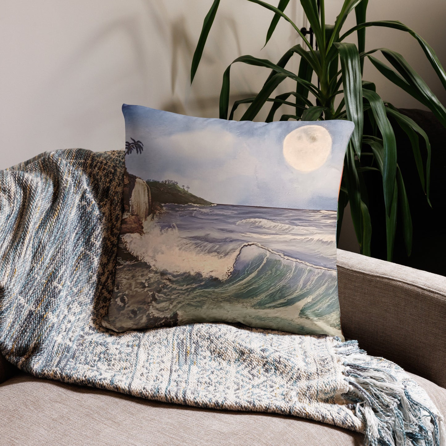 "Seascapes" by D. Gailey - Pillow Case