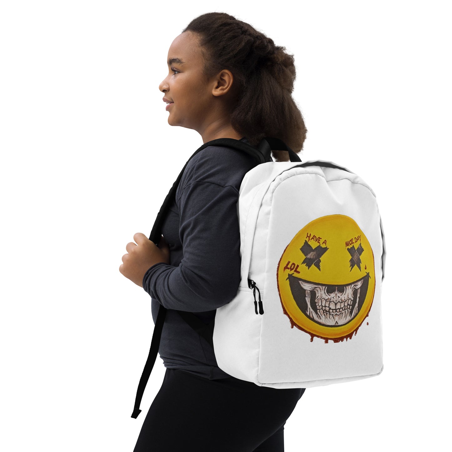 "Smiley" by M. Zucco - Minimalist Backpack