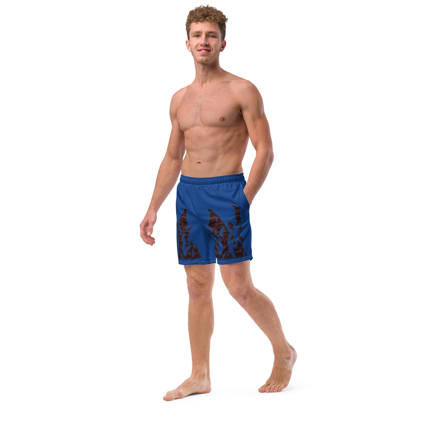 "Number 11" by R. PIttman - Men's swim trunks