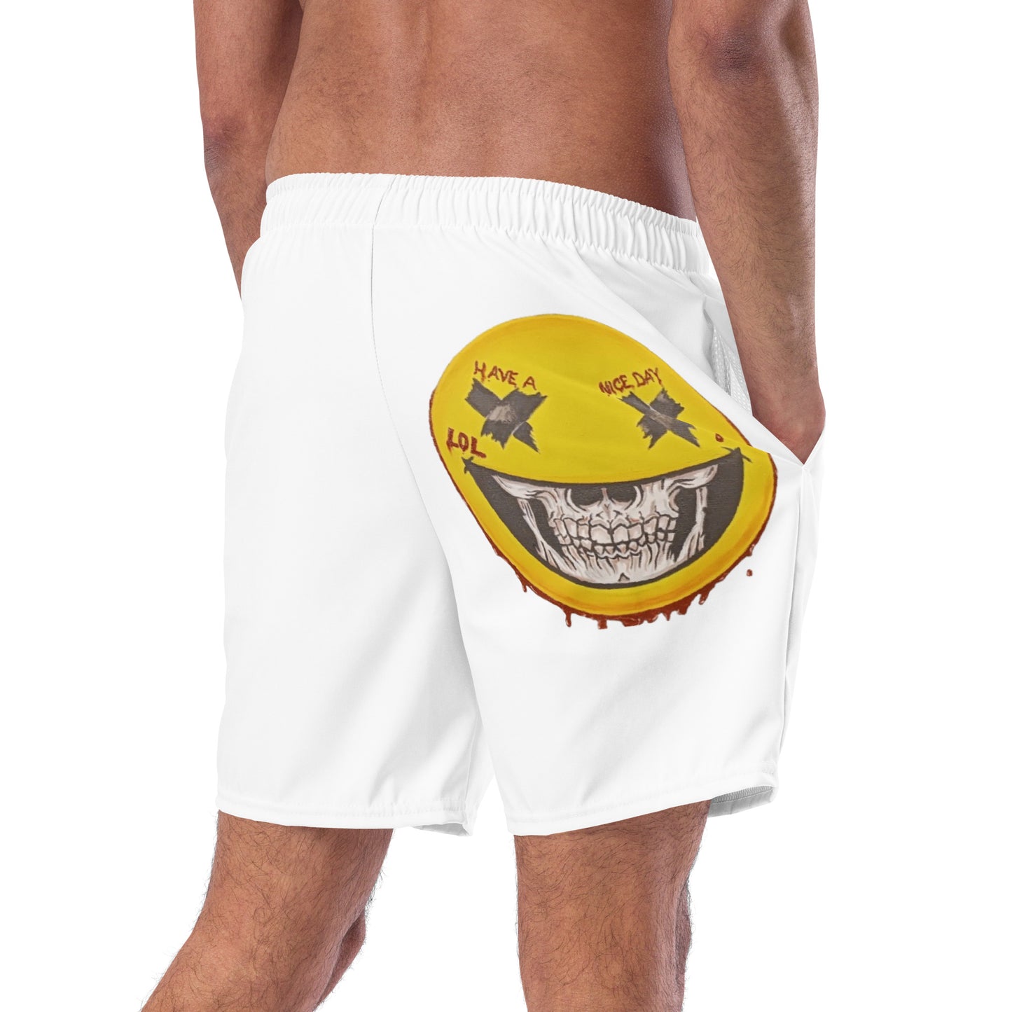 "Smiley" by M. Zucco - Men's swim trunks