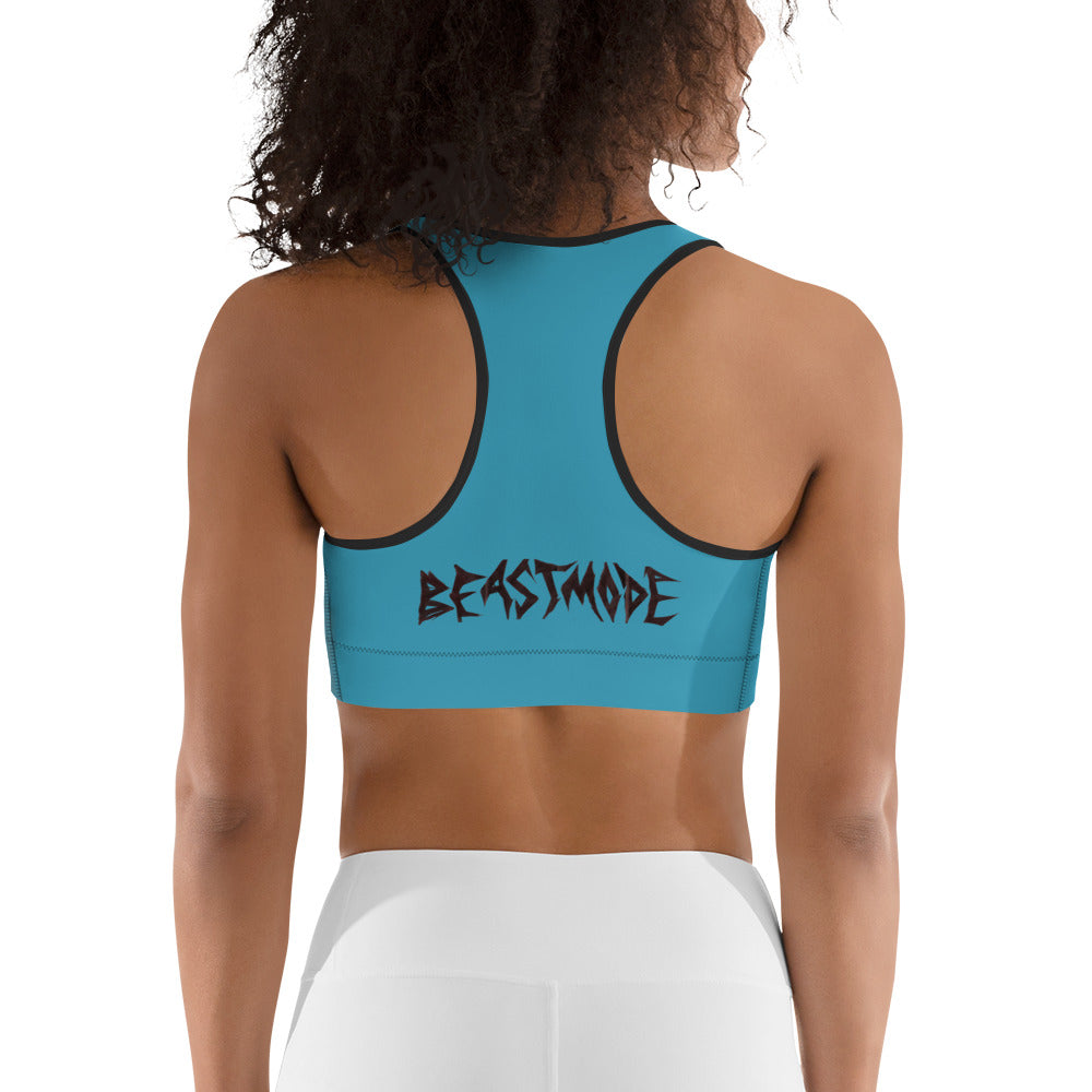 "Discipline/Beastmode" by R. Pittman - Sports bra