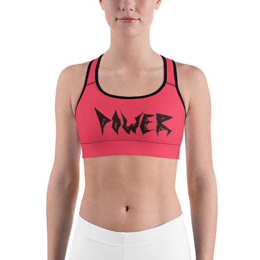 "Power/Beastmode" by R. Pittman - Sports bra