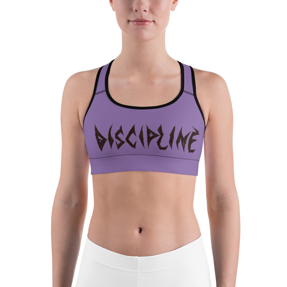 "Discipline/Beastmode" by R. Pittman - Sports bra