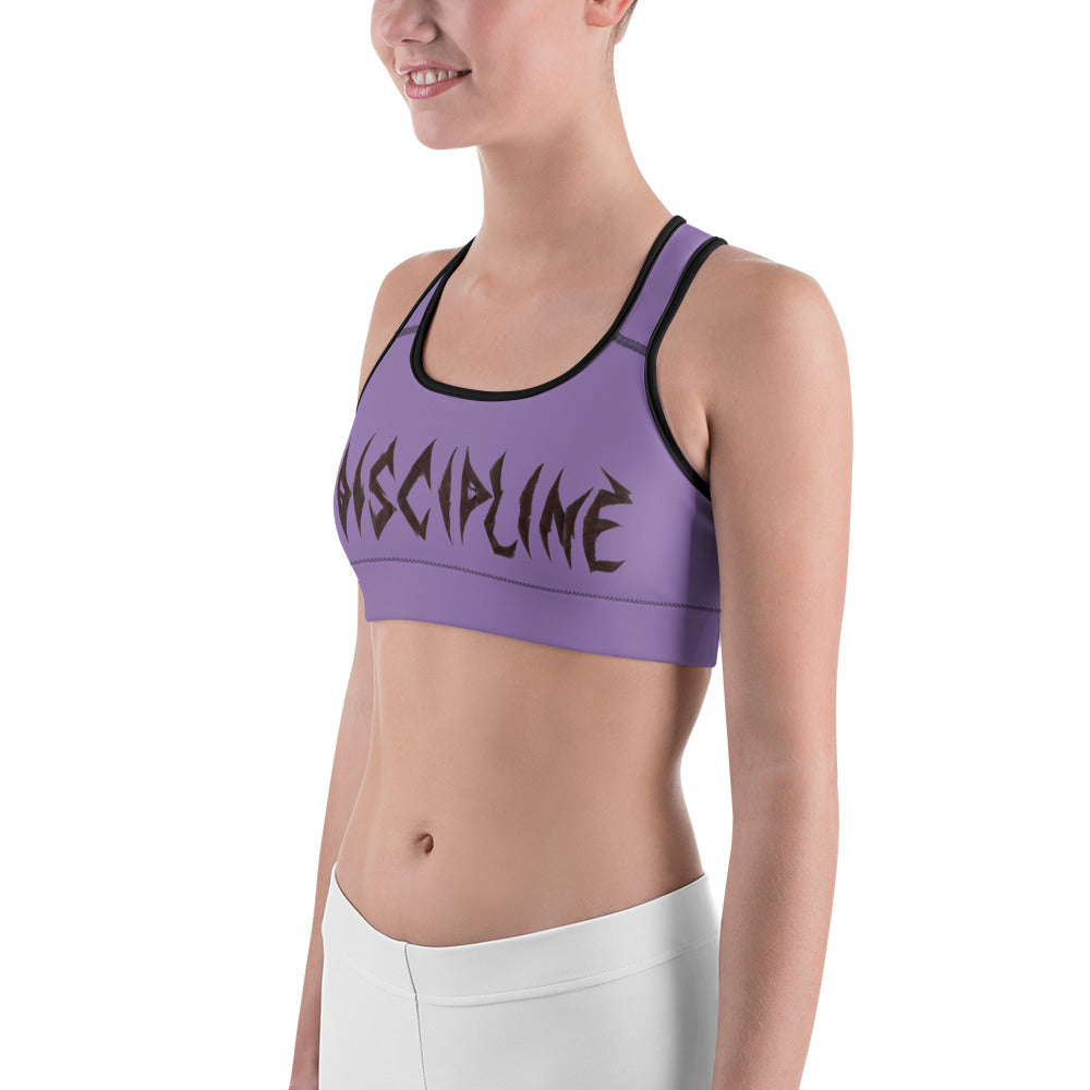 "Discipline/Beastmode" by R. Pittman - Sports bra