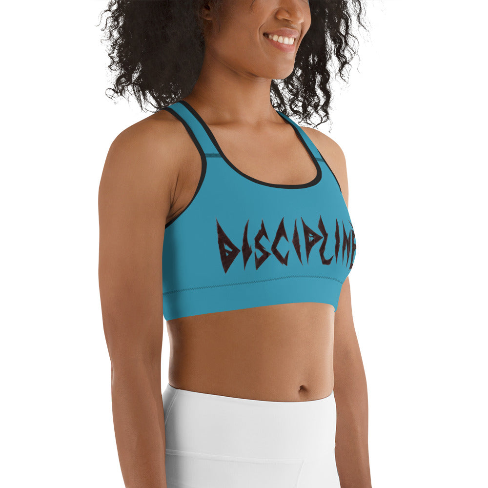 "Discipline/Beastmode" by R. Pittman - Sports bra