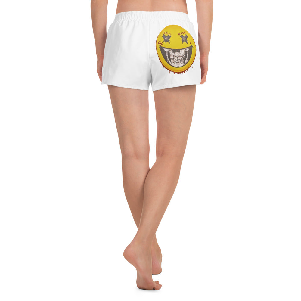 "Smiley" by M. Zucco - Women’s Recycled Athletic Shorts