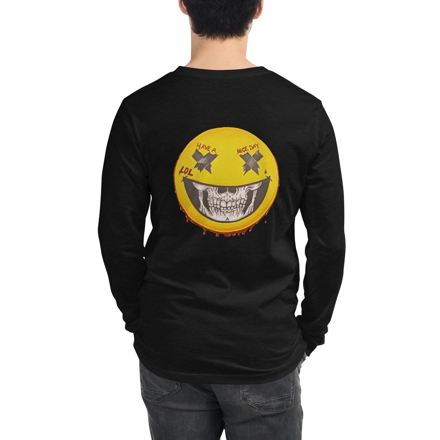 "Smiley: by M Zucco - Unisex Long Sleeve Tee