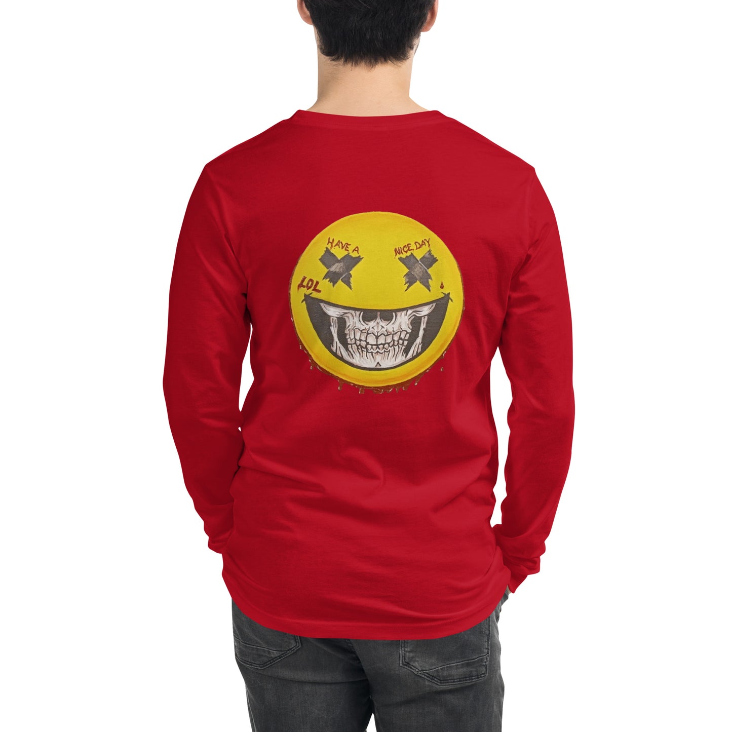 "Smiley: by M Zucco - Unisex Long Sleeve Tee