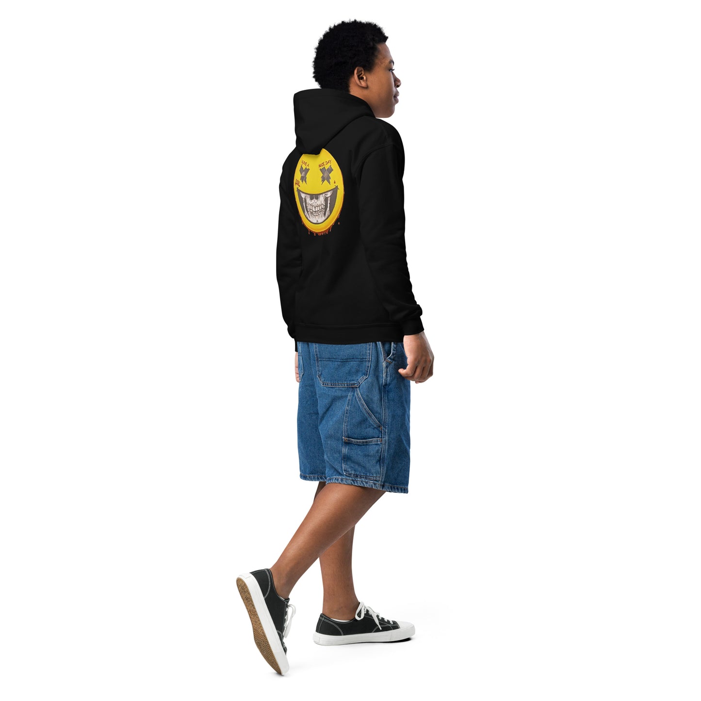 "Smiley" by M. Zucco - Youth heavy blend hoodie