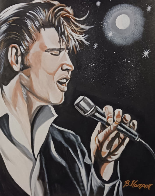 "Elvis!" (Original) by Bednago Harper