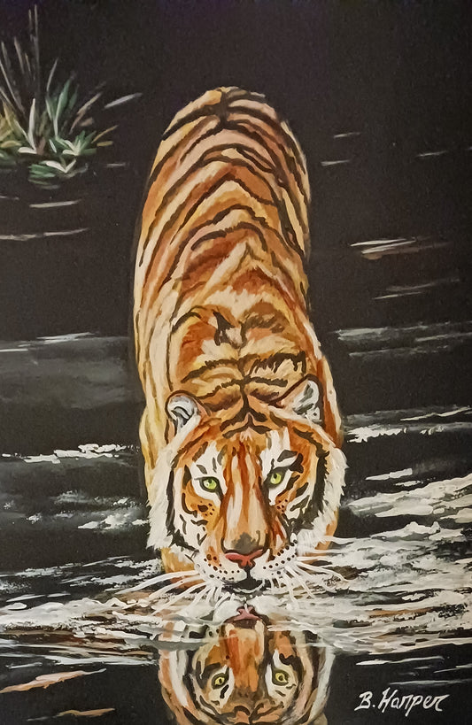 "Bengal Tiger" (Original) by Bednago Harper