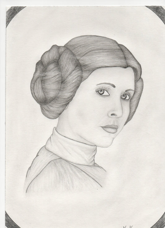 "Carrie Fisher" (Original) by Michael York