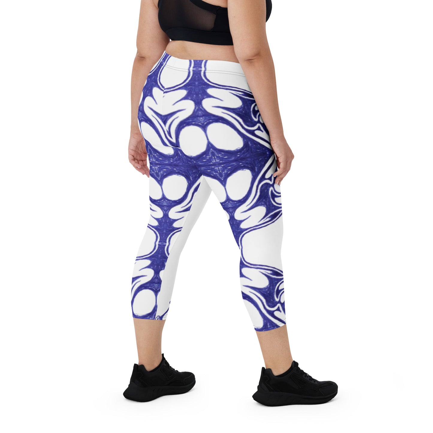 "Doodle" by F. Highley - Capri Leggings