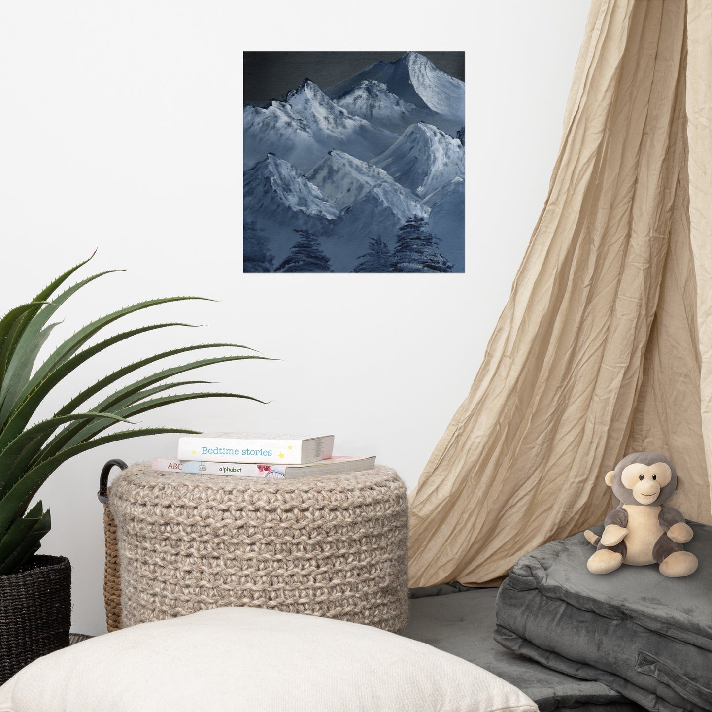 "Unnamed Mountains" by D. Gailey - Poster