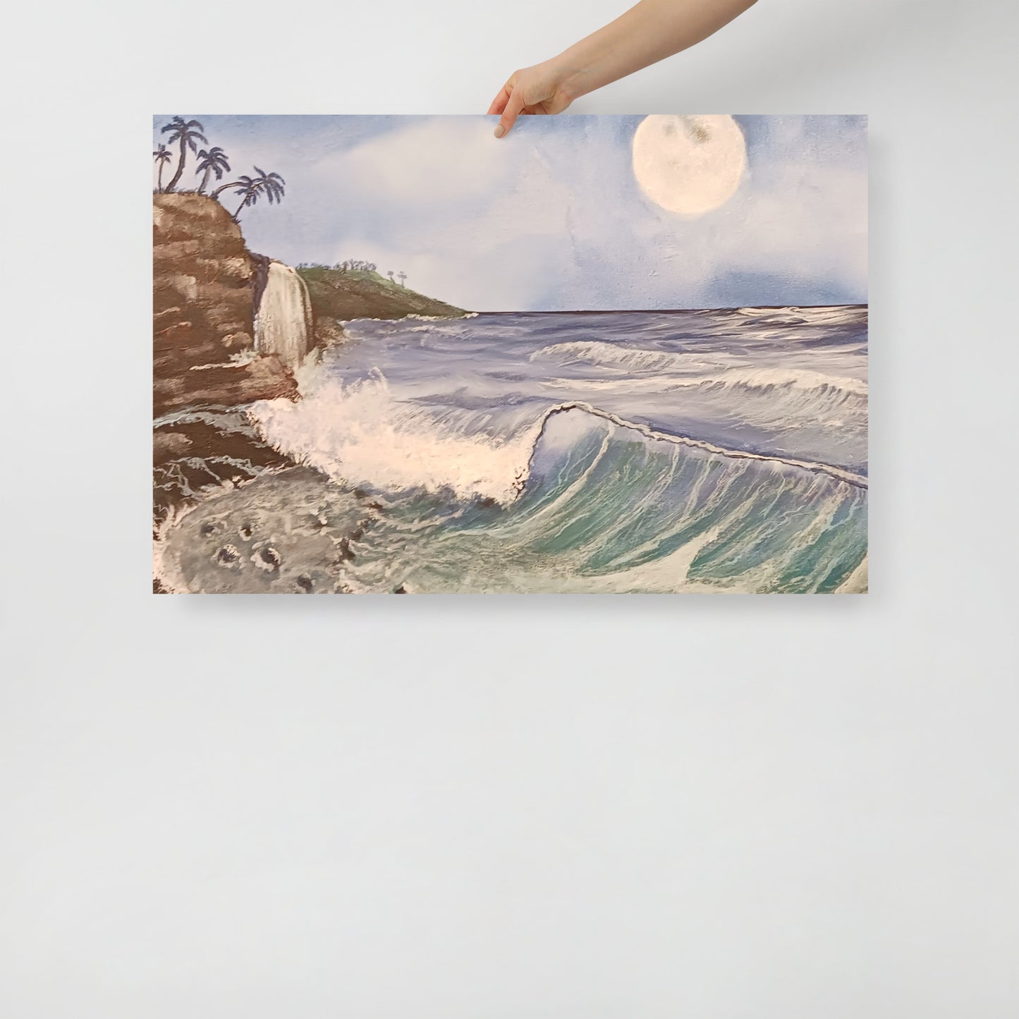 "Evening Seascape #1" by D. Gailey - Poster