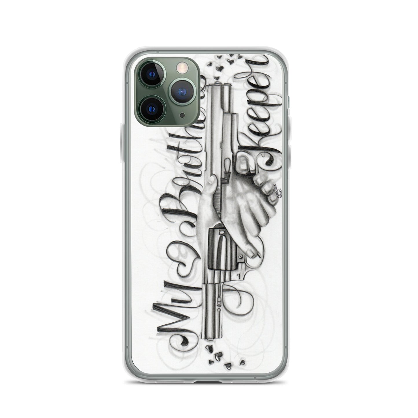 "My Brother's Keeper" by J. Garnica - iPhone Case