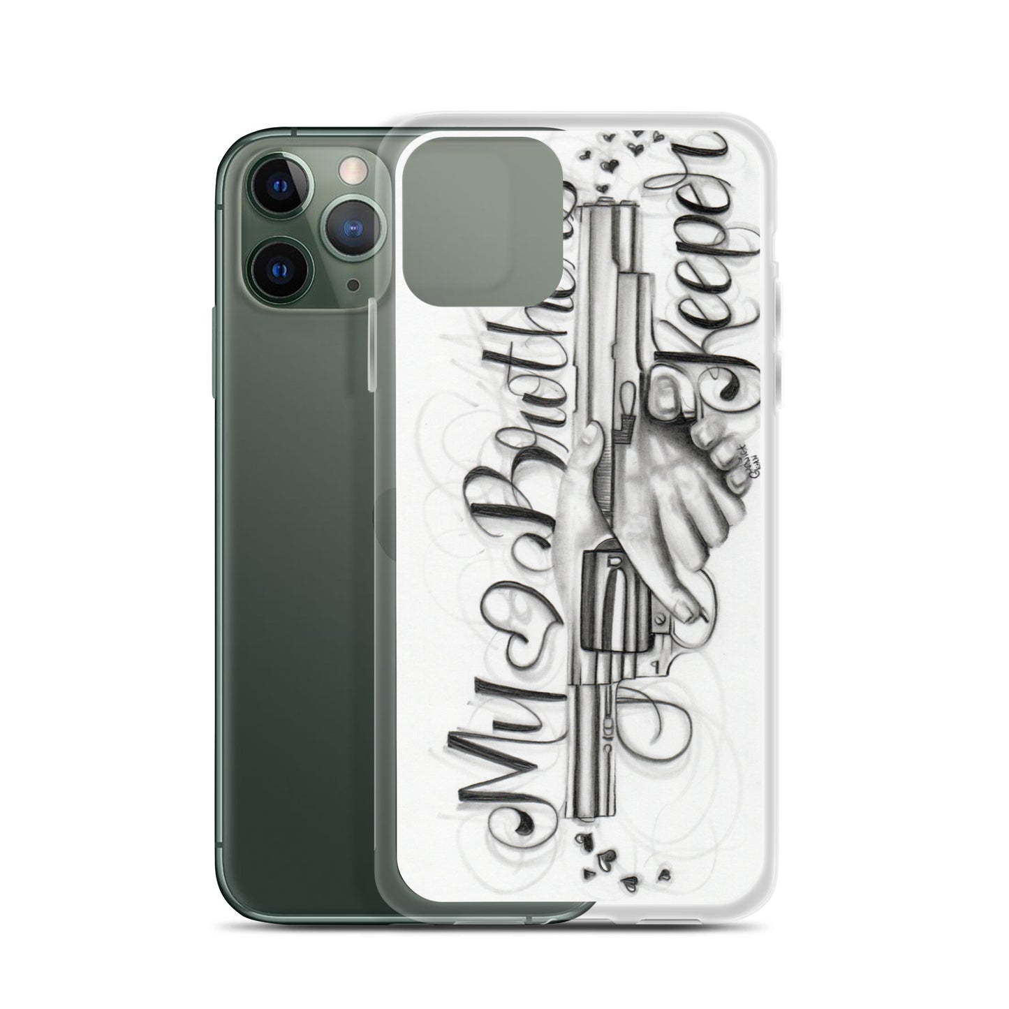 "My Brother's Keeper" by J. Garnica - iPhone Case