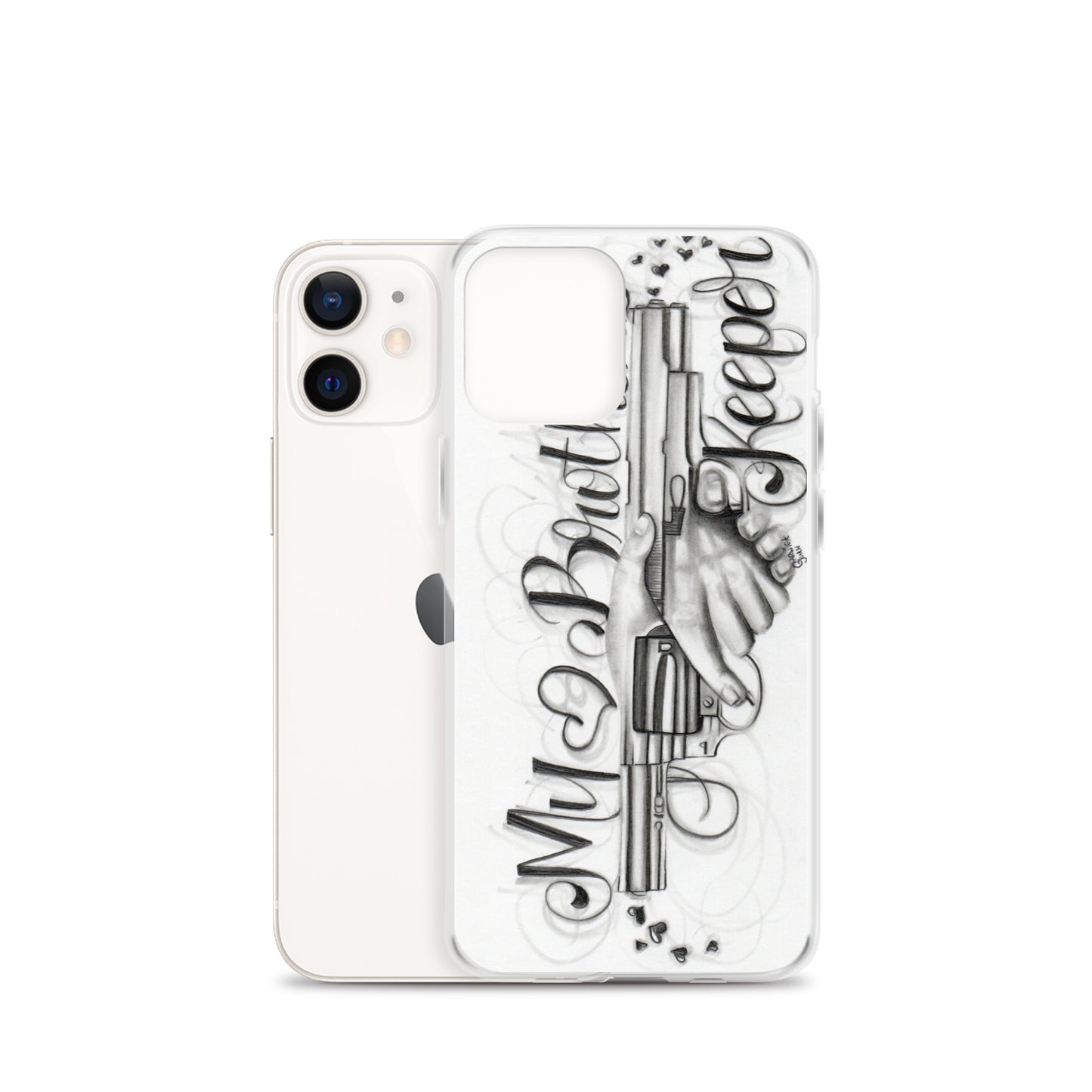 "My Brother's Keeper" by J. Garnica - iPhone Case