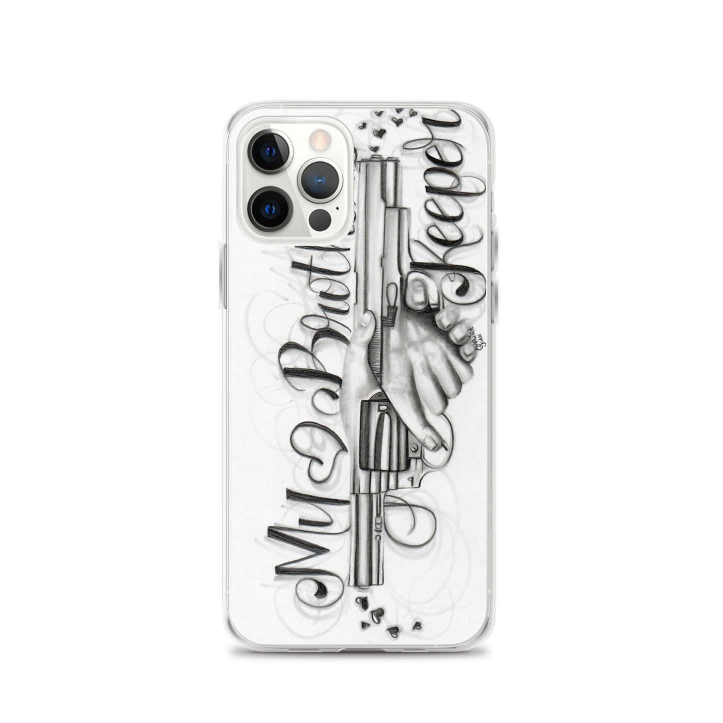 "My Brother's Keeper" by J. Garnica - iPhone Case