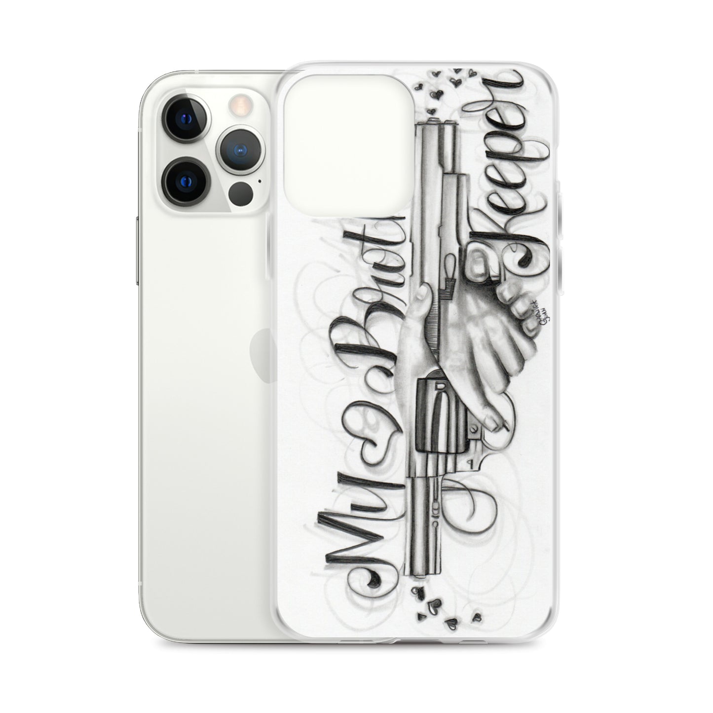 "My Brother's Keeper" by J. Garnica - iPhone Case