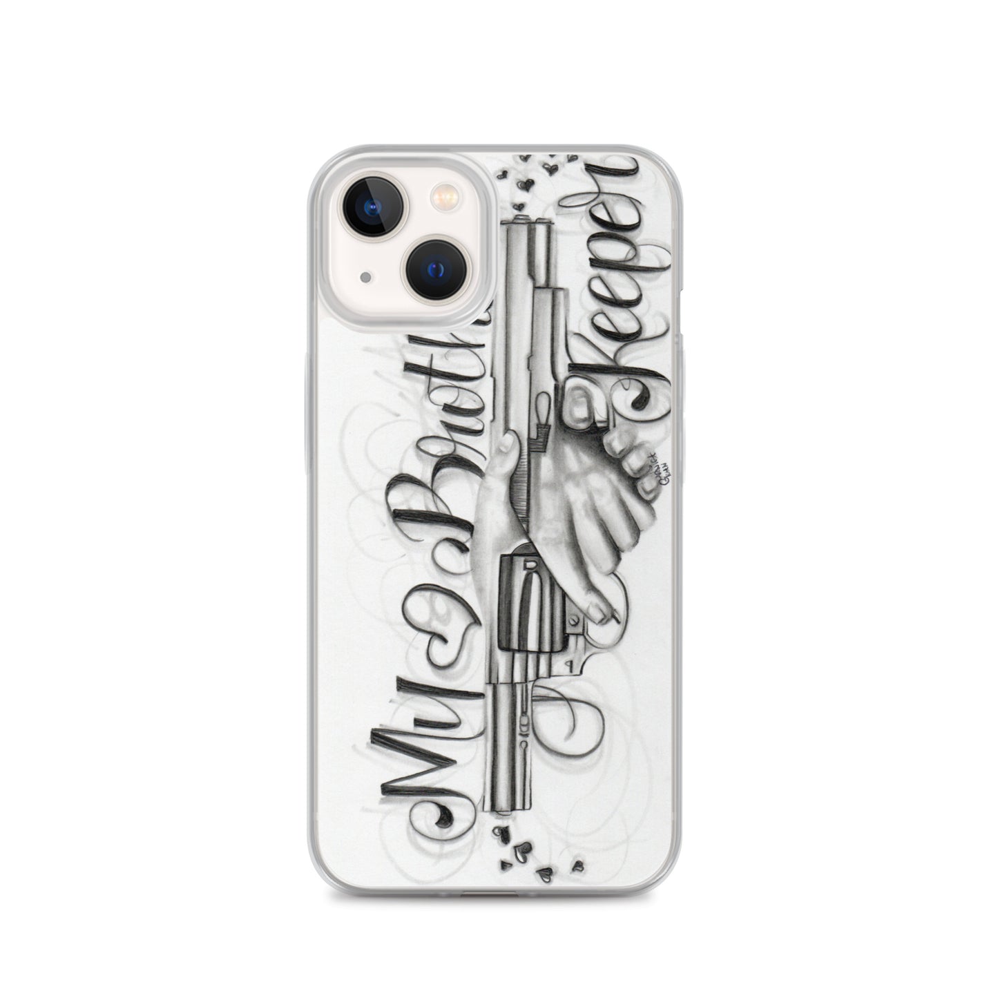 "My Brother's Keeper" by J. Garnica - iPhone Case