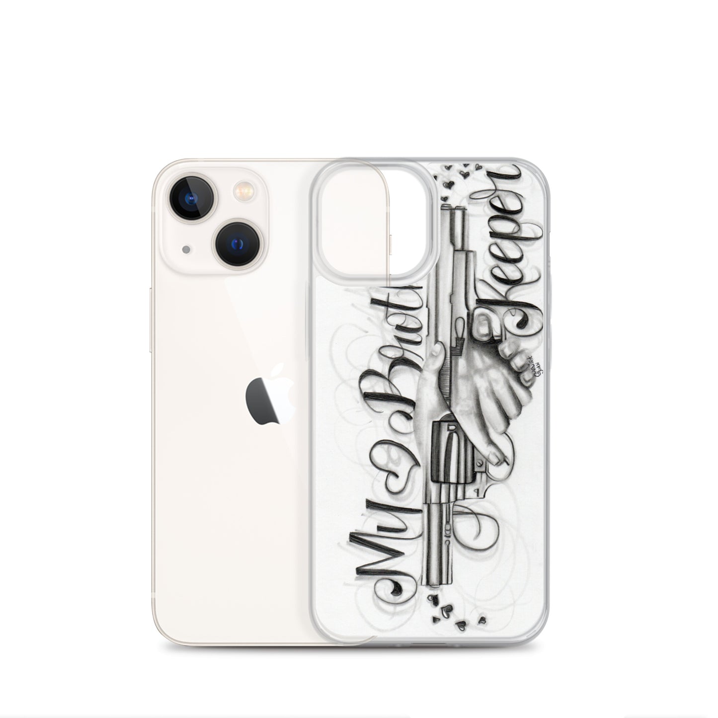 "My Brother's Keeper" by J. Garnica - iPhone Case