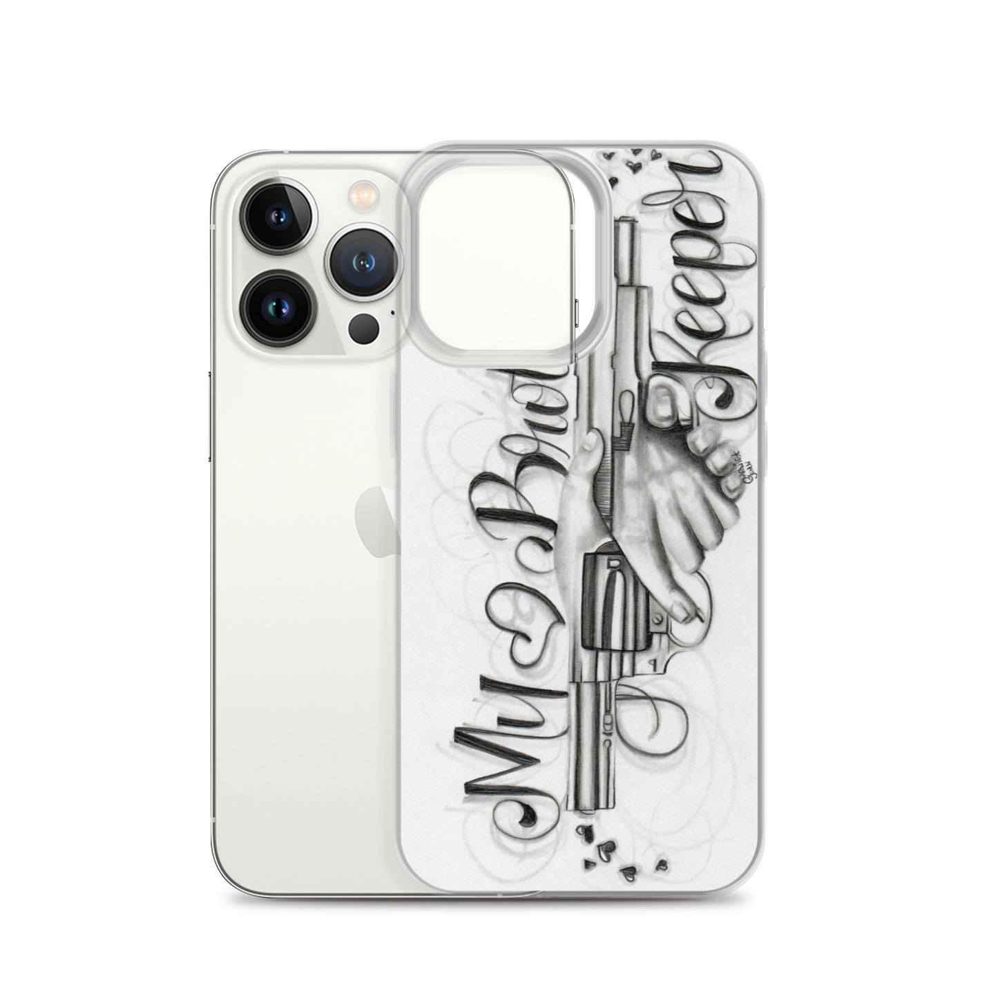 "My Brother's Keeper" by J. Garnica - iPhone Case