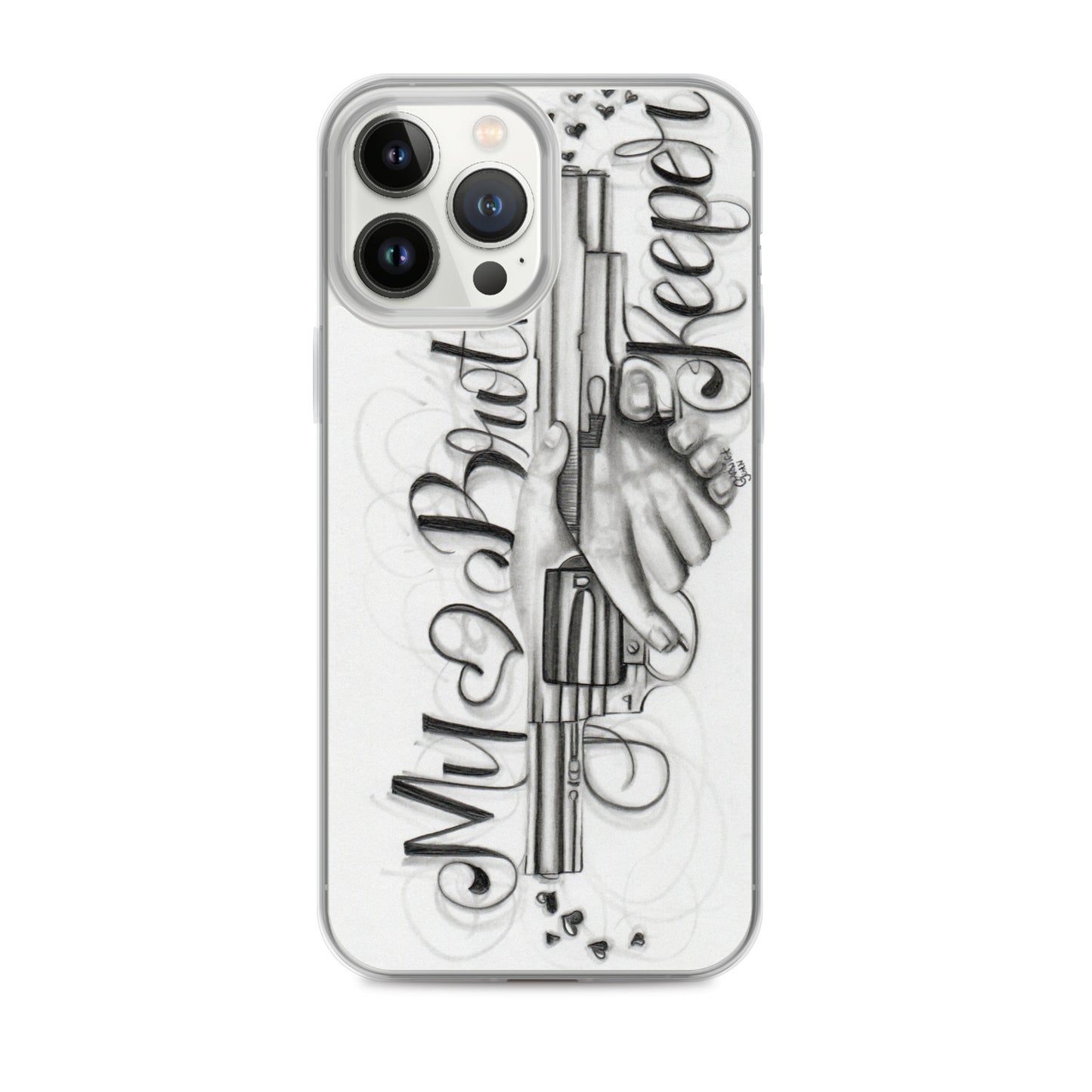 "My Brother's Keeper" by J. Garnica - iPhone Case