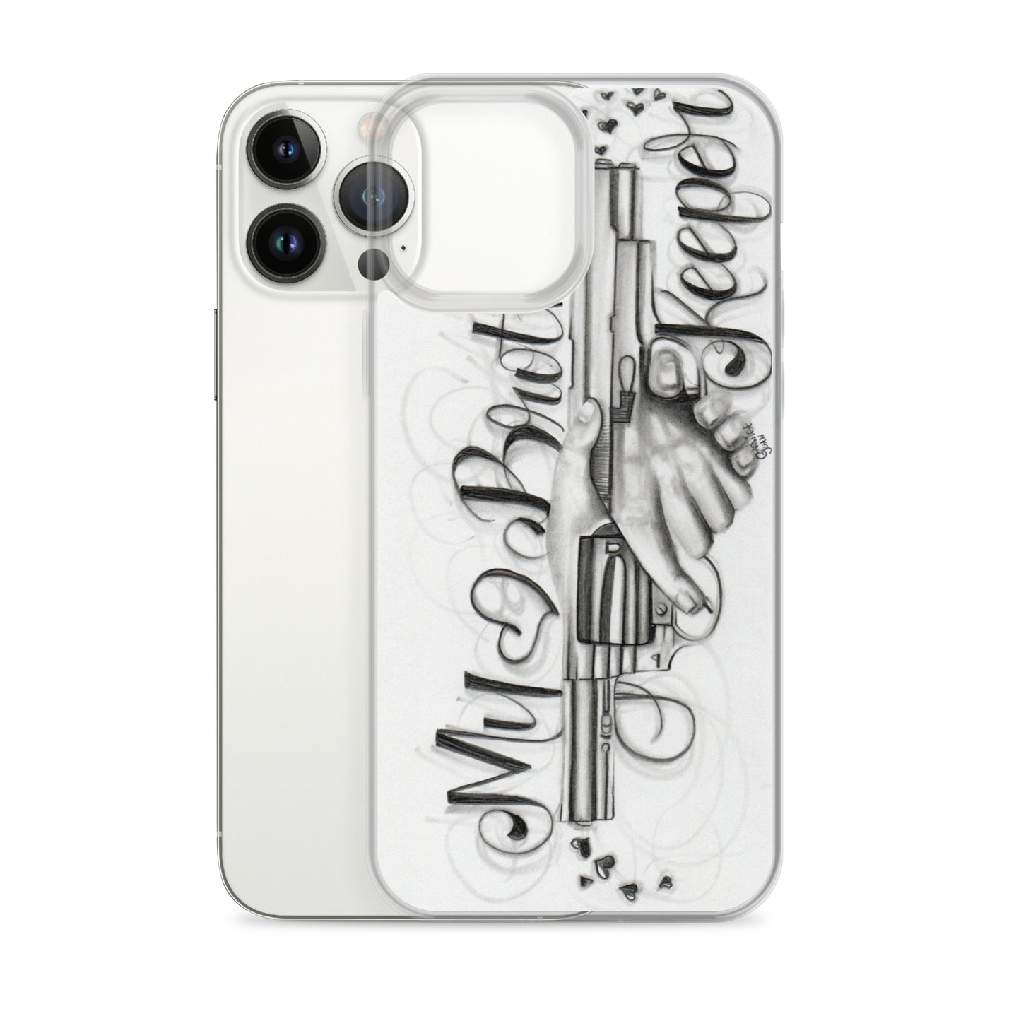 "My Brother's Keeper" by J. Garnica - iPhone Case