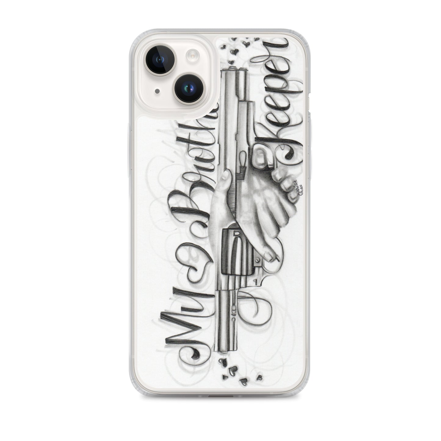 "My Brother's Keeper" by J. Garnica - iPhone Case