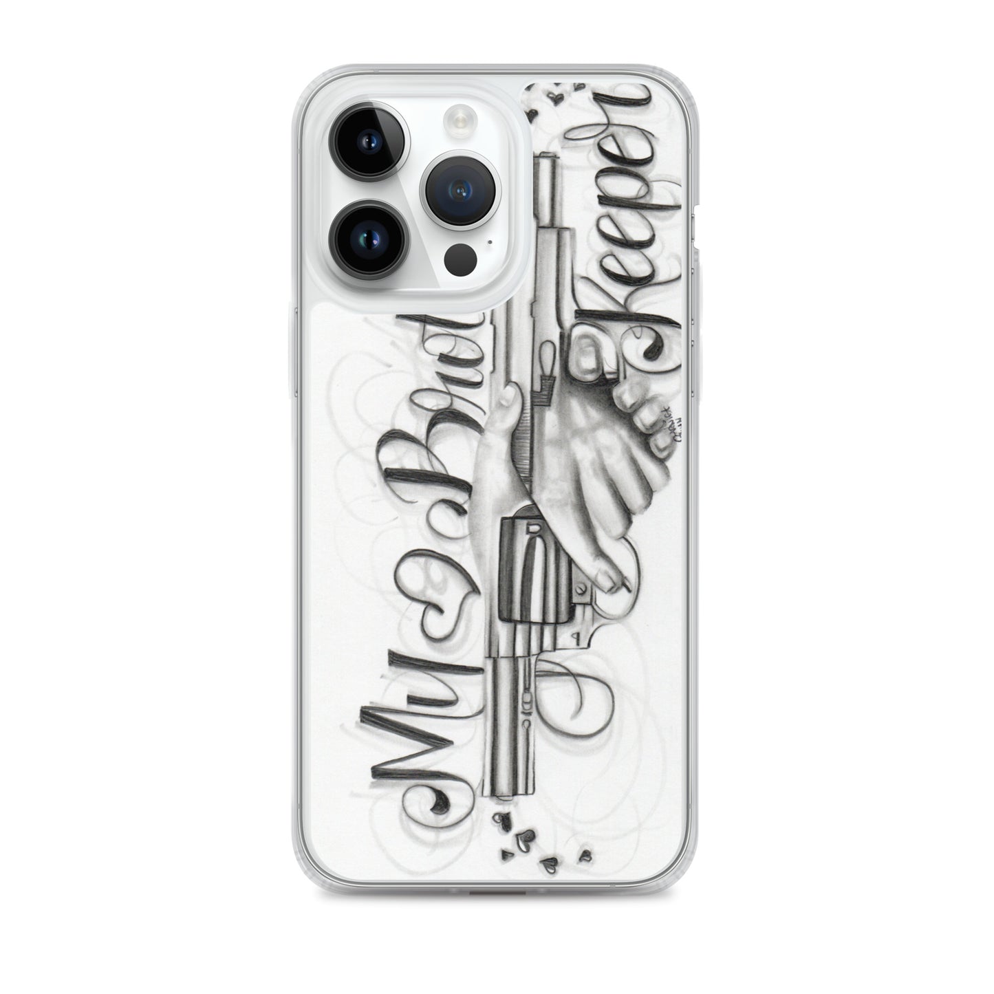 "My Brother's Keeper" by J. Garnica - iPhone Case