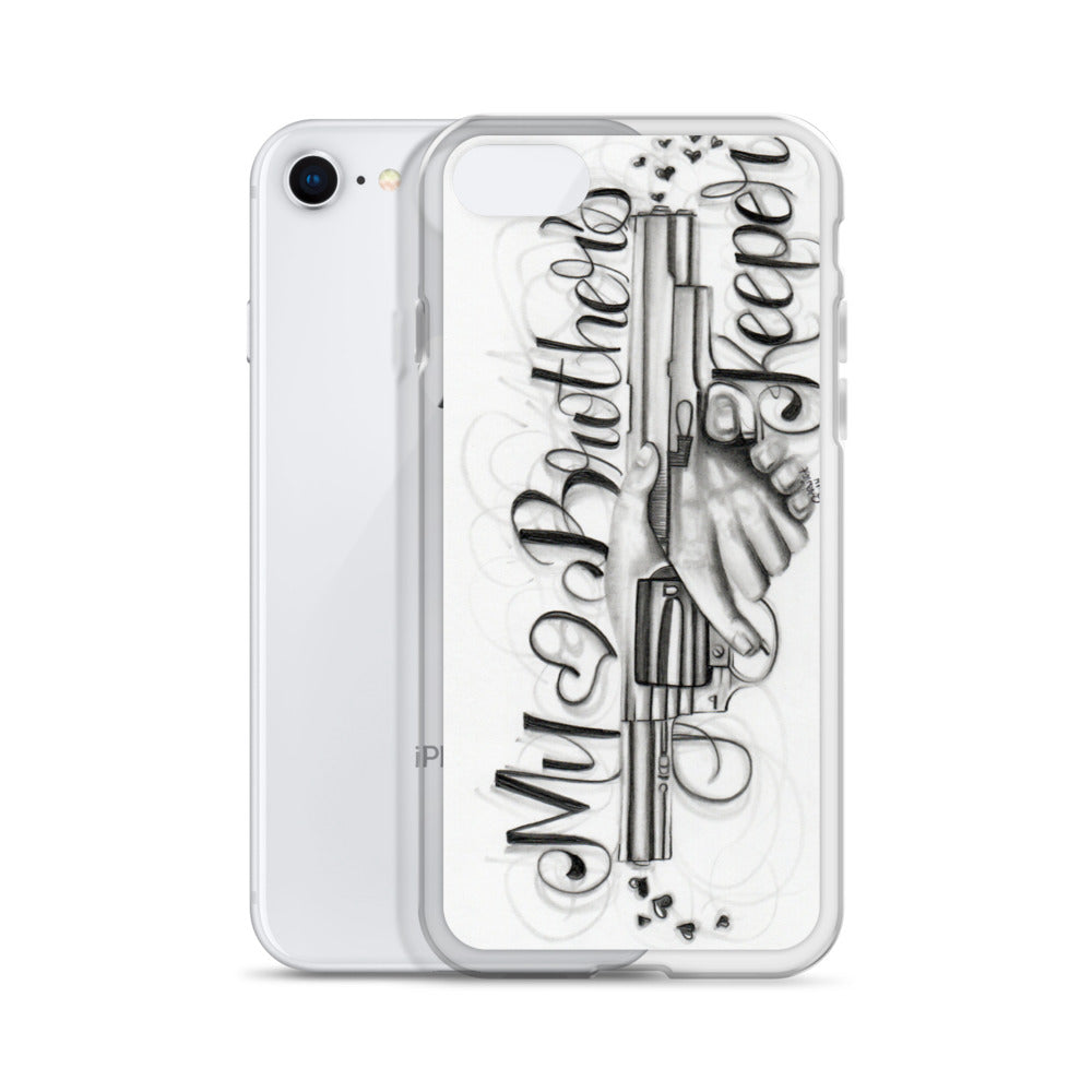 "My Brother's Keeper" by J. Garnica - iPhone Case