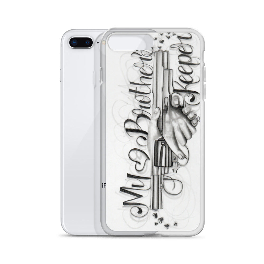 "My Brother's Keeper" by J. Garnica - iPhone Case