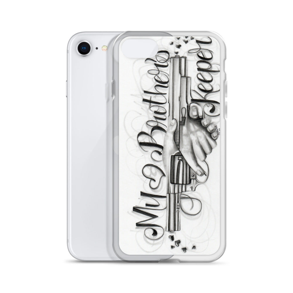 "My Brother's Keeper" by J. Garnica - iPhone Case