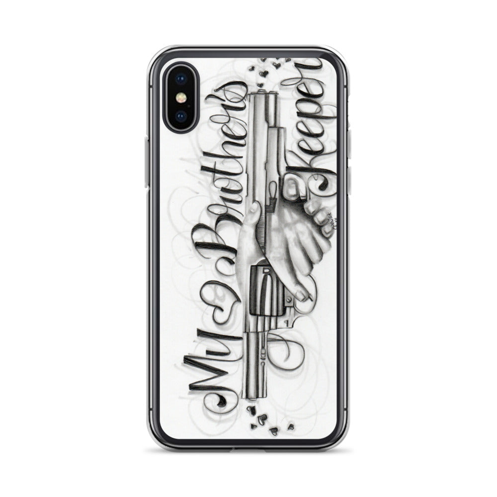 "My Brother's Keeper" by J. Garnica - iPhone Case