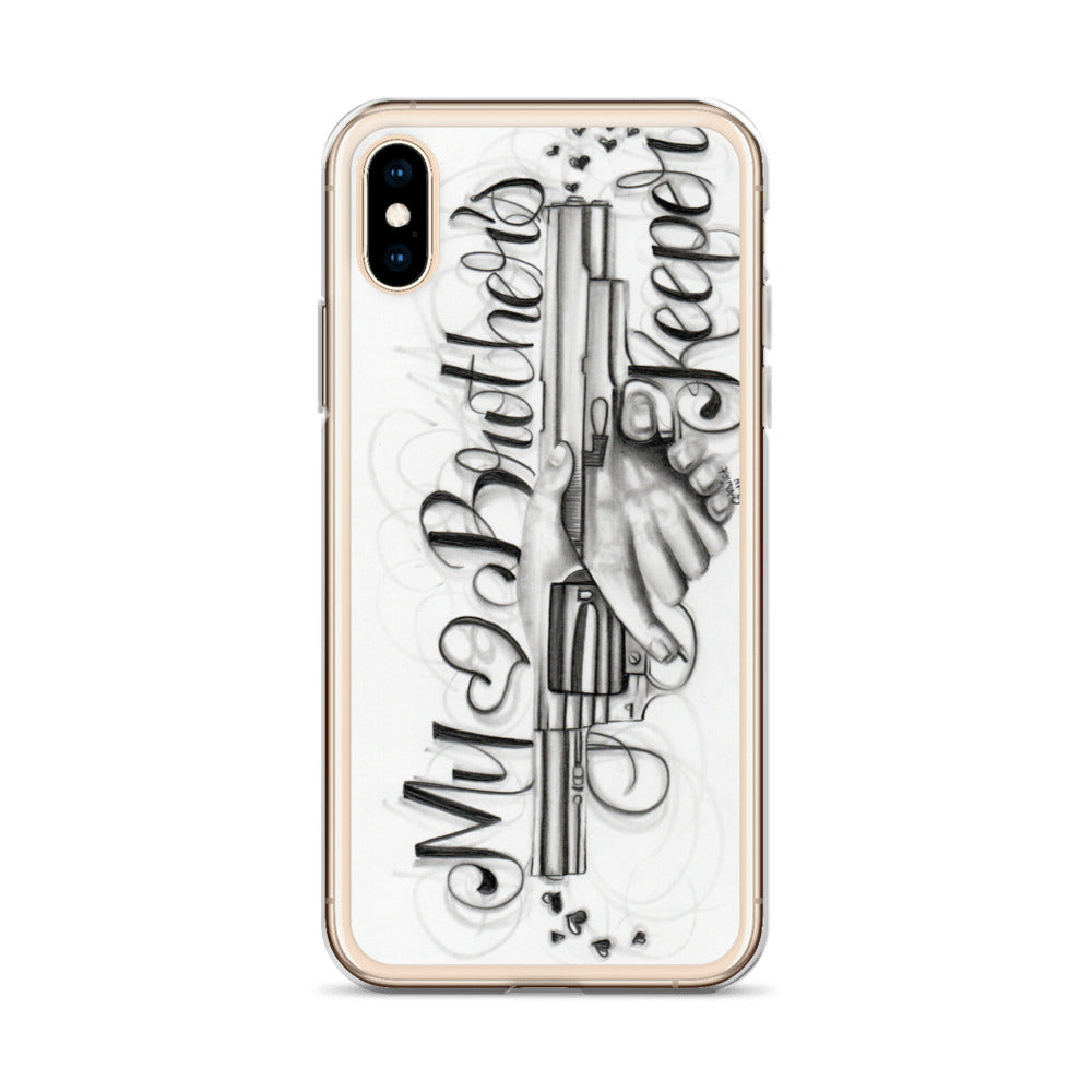 "My Brother's Keeper" by J. Garnica - iPhone Case