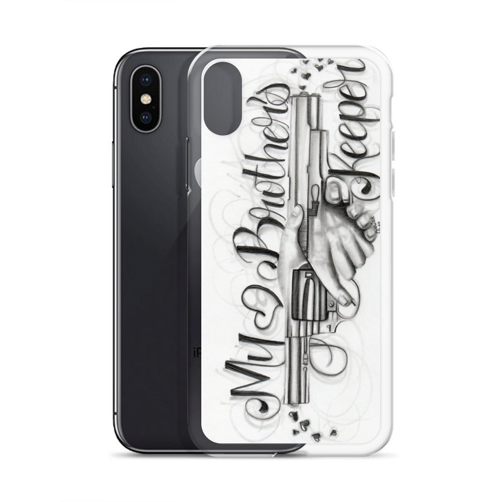 "My Brother's Keeper" by J. Garnica - iPhone Case