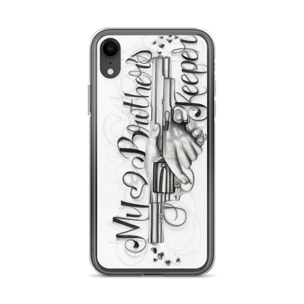 "My Brother's Keeper" by J. Garnica - iPhone Case