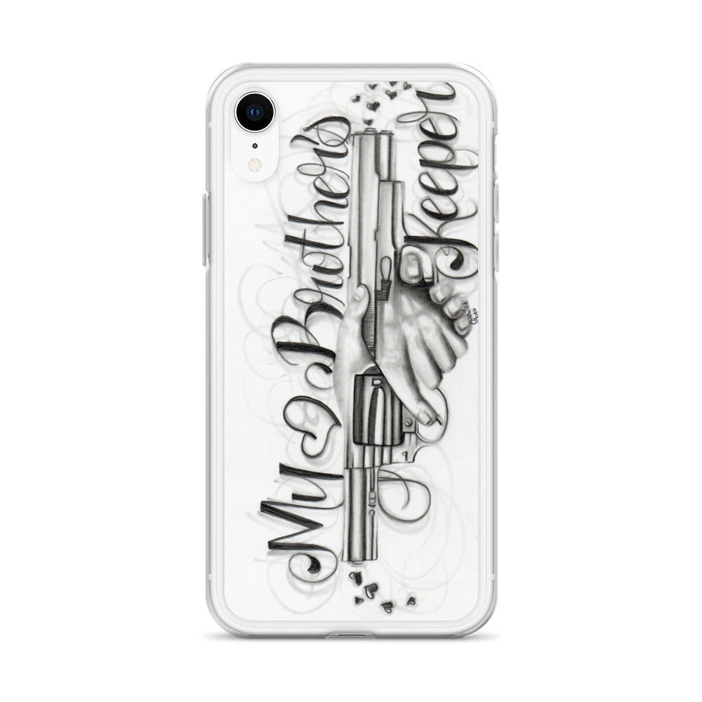 "My Brother's Keeper" by J. Garnica - iPhone Case