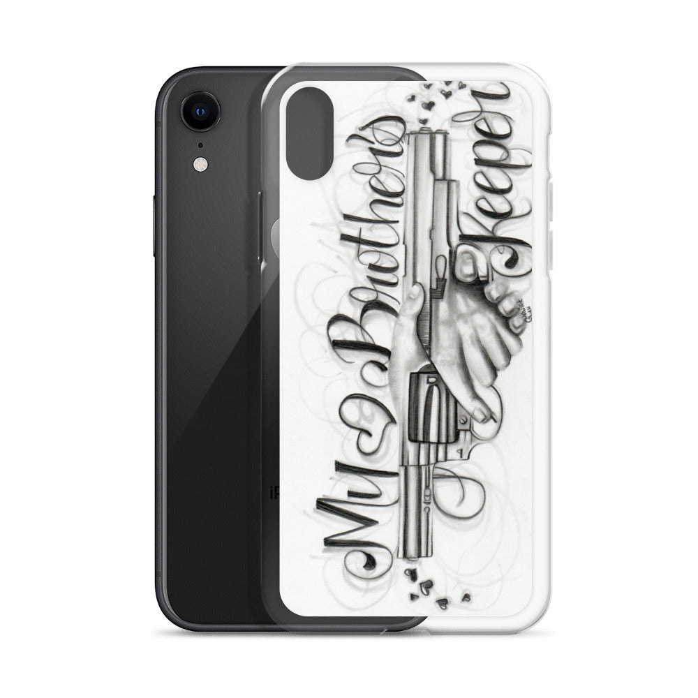 "My Brother's Keeper" by J. Garnica - iPhone Case