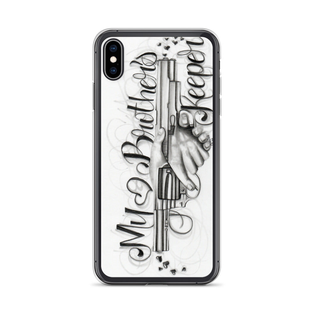 "My Brother's Keeper" by J. Garnica - iPhone Case