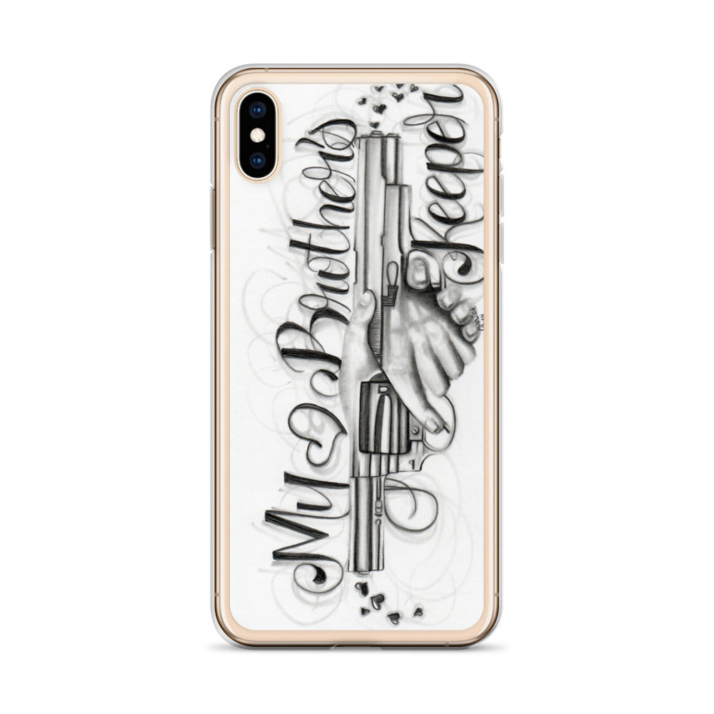 "My Brother's Keeper" by J. Garnica - iPhone Case