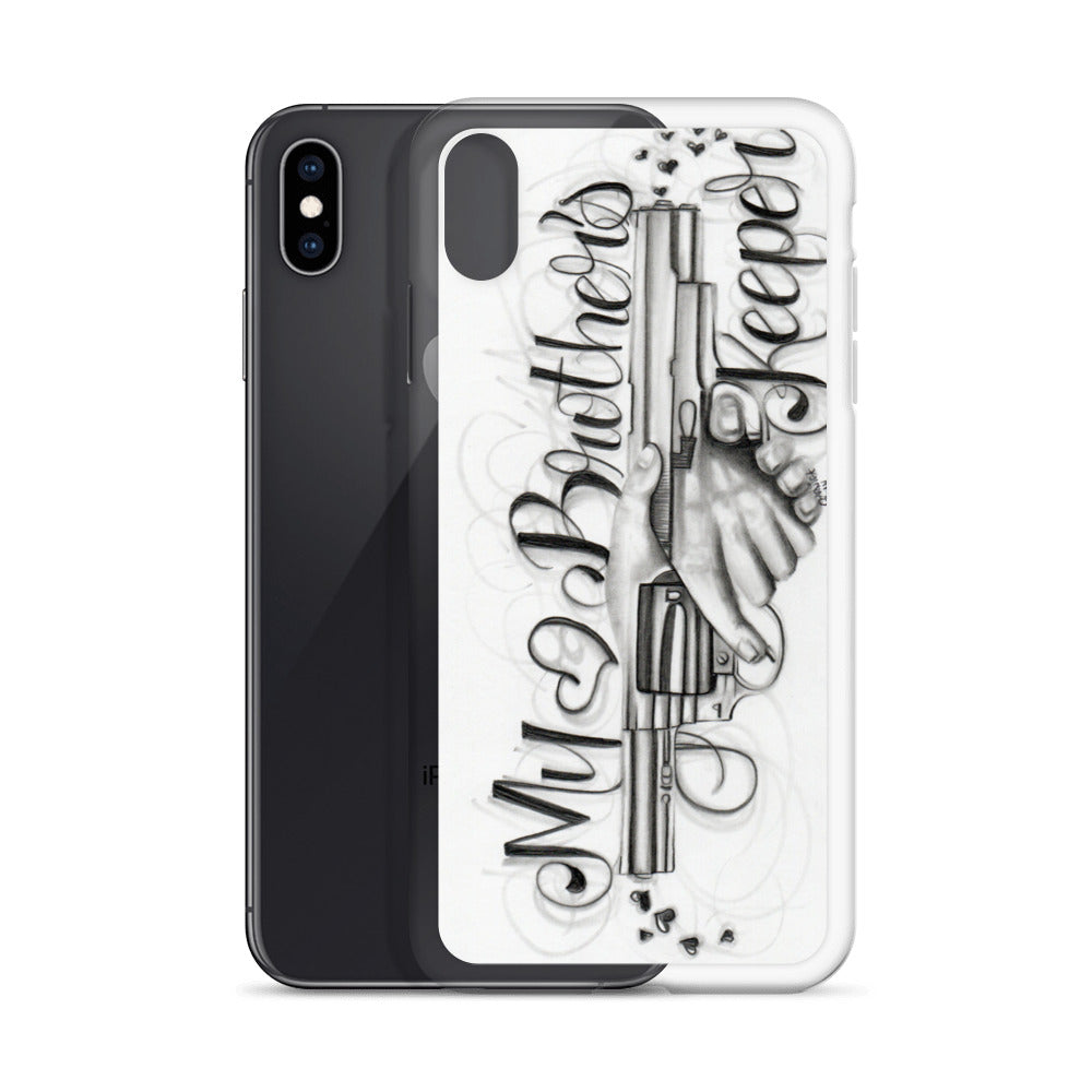 "My Brother's Keeper" by J. Garnica - iPhone Case