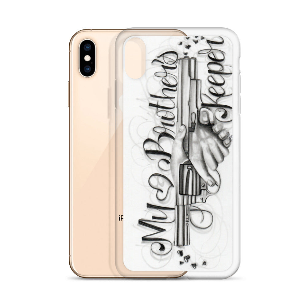 "My Brother's Keeper" by J. Garnica - iPhone Case