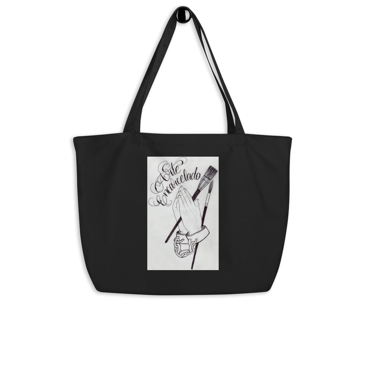 "Incarcerated Art" by J. Garnica - Large organic tote bag